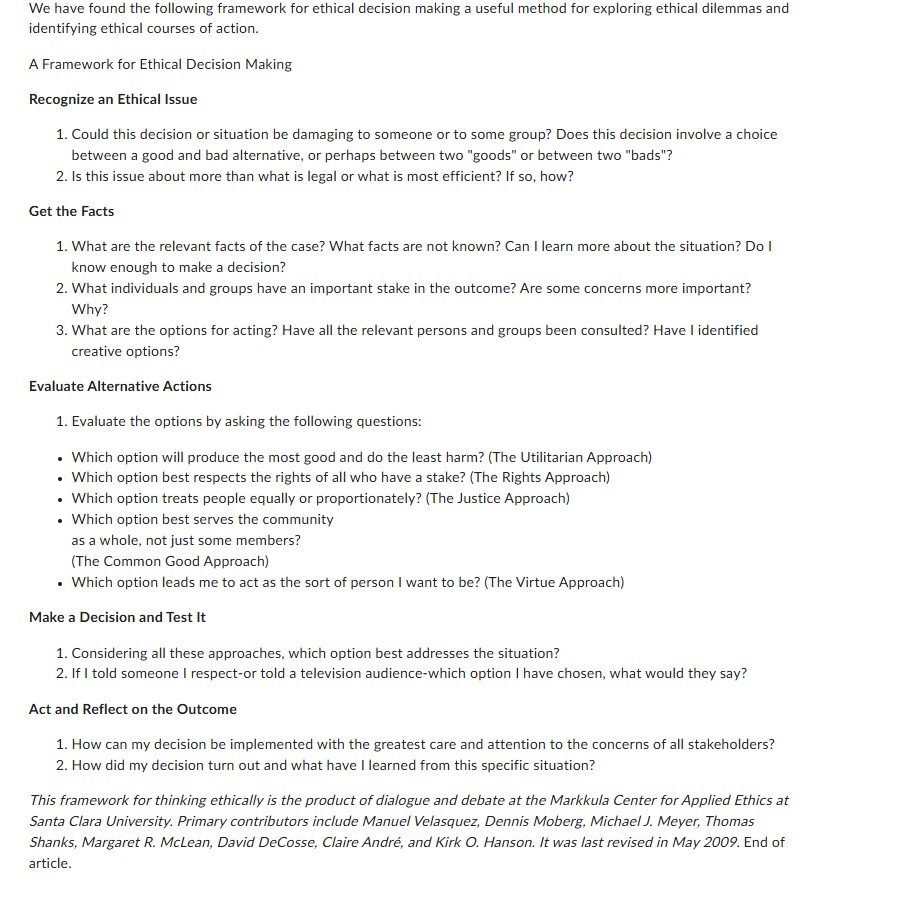 Course Objectives for Assignment: Identify and