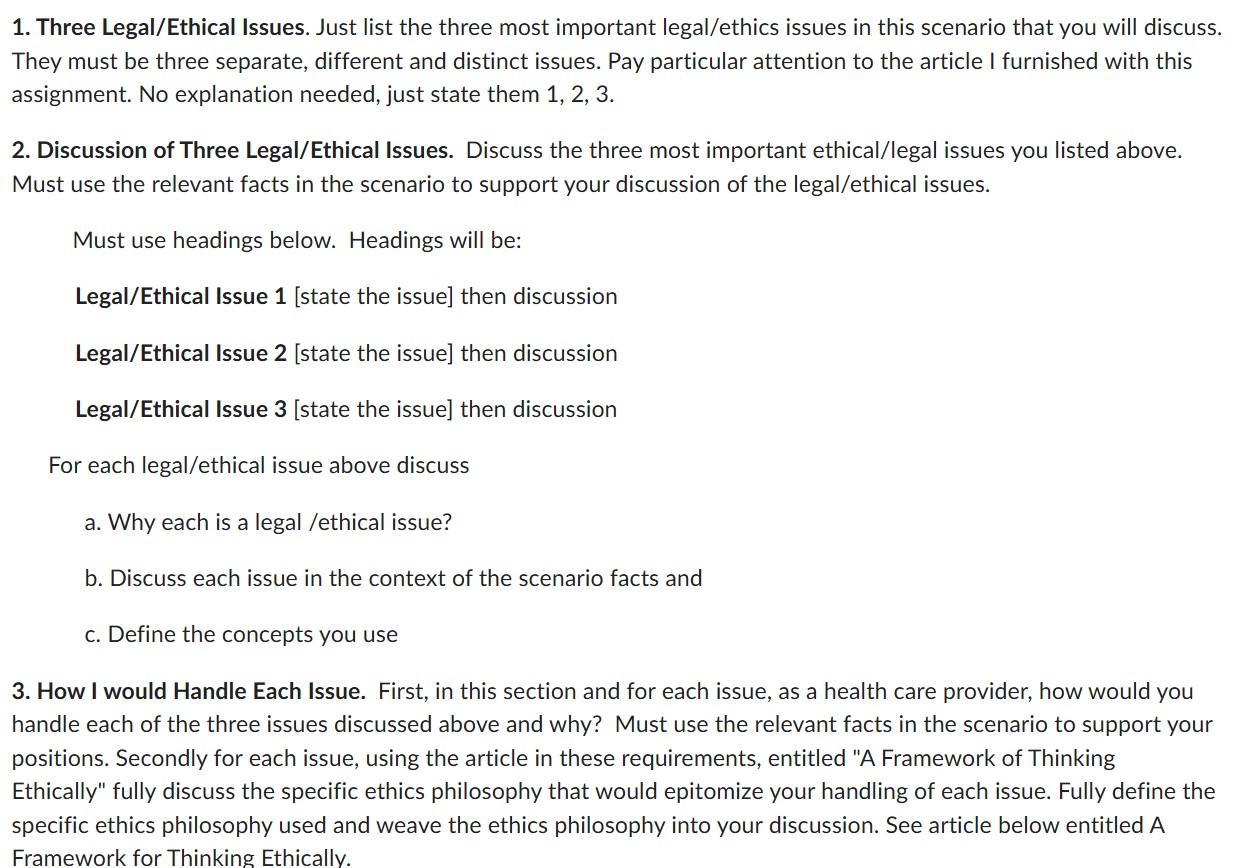 Course Objectives for Assignment: Identify and