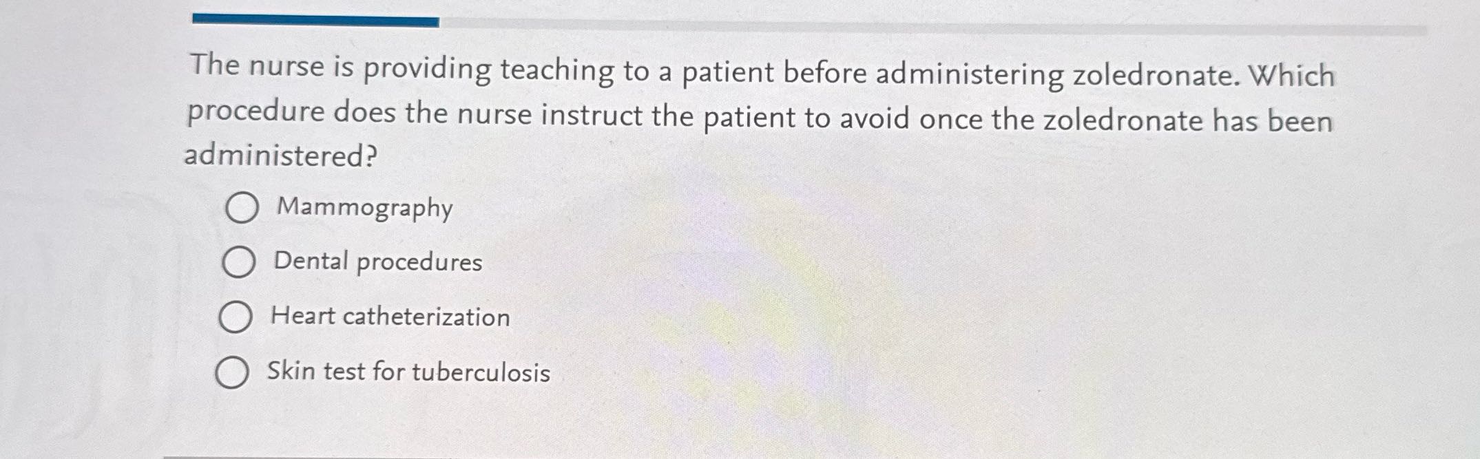 The nurse is providing teaching to a patient