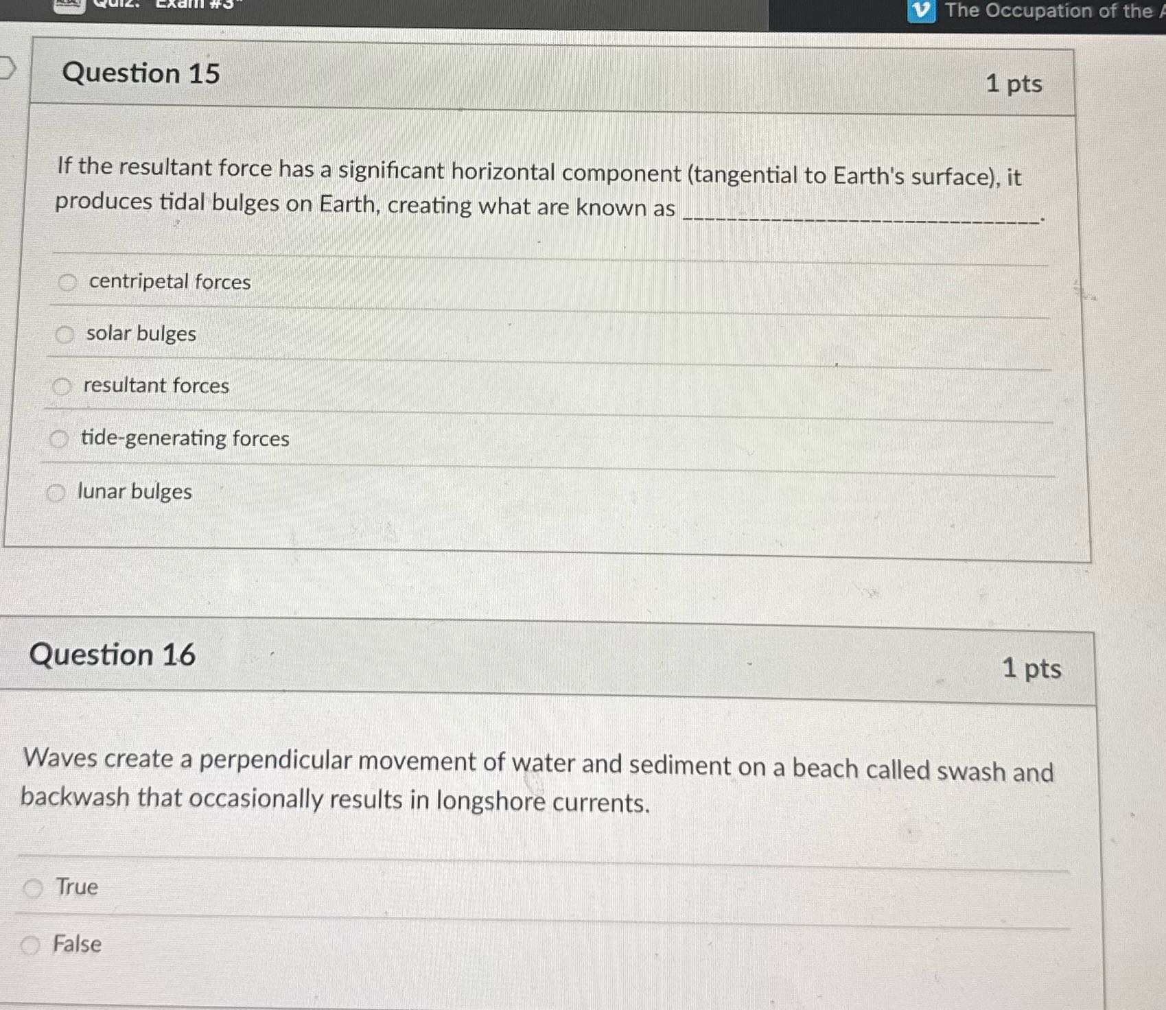 >| Question 15 lf the resultant force has a