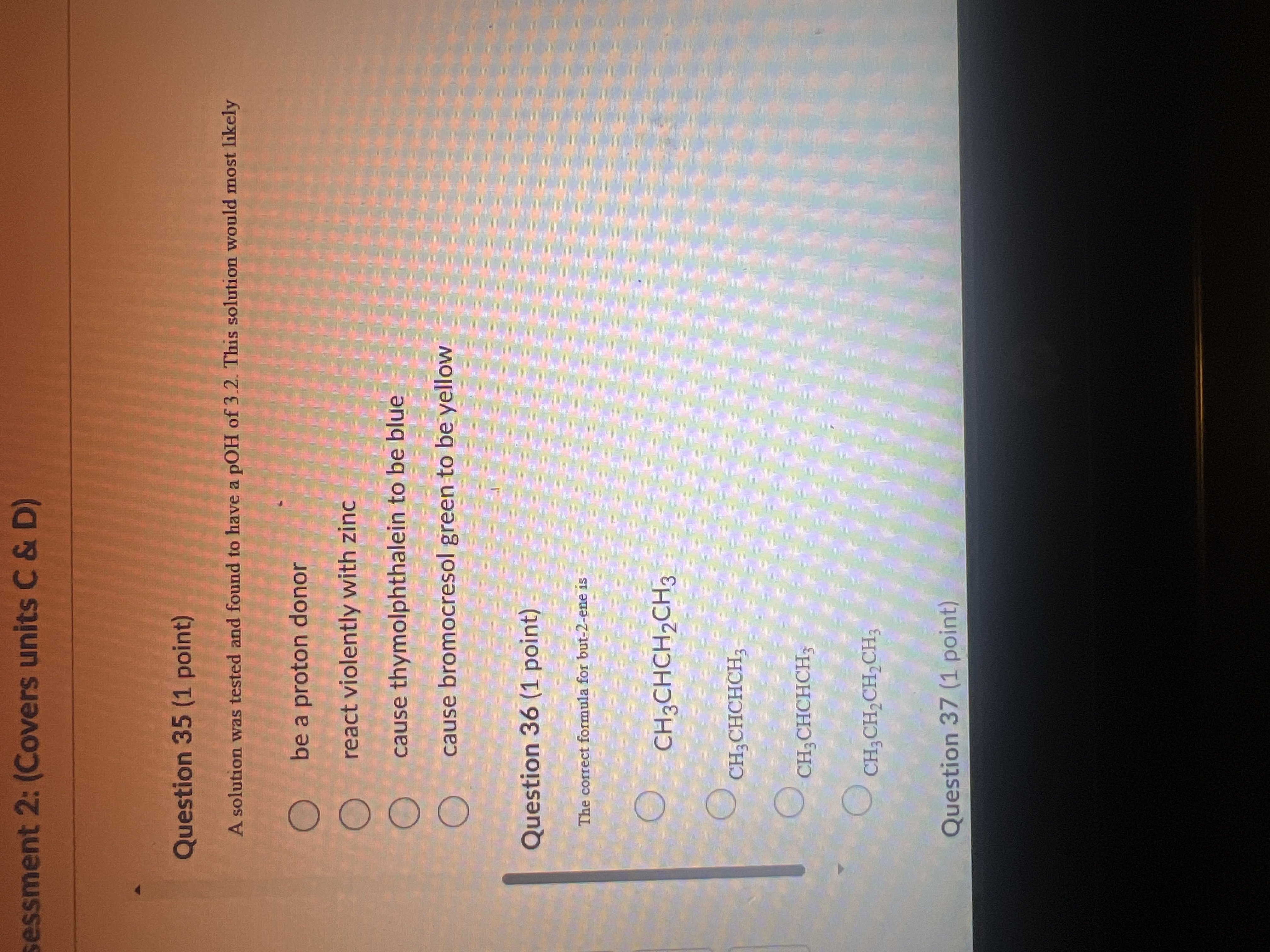 please answer essment 2: (Covers units C & D)