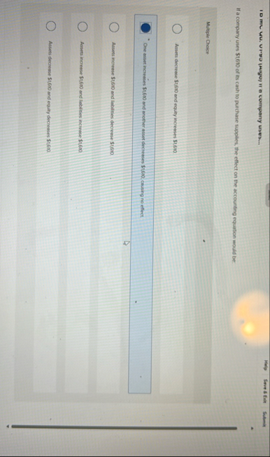 Halp Save 4 Eait Submit If a company uses $ 1 . 6