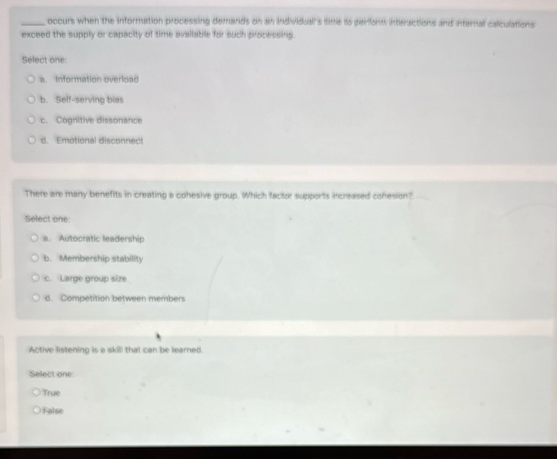 Search answer occurs when the information