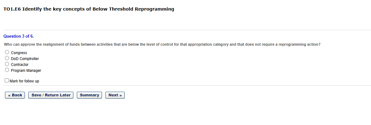 answer question fully TO1.E6 Identify the key