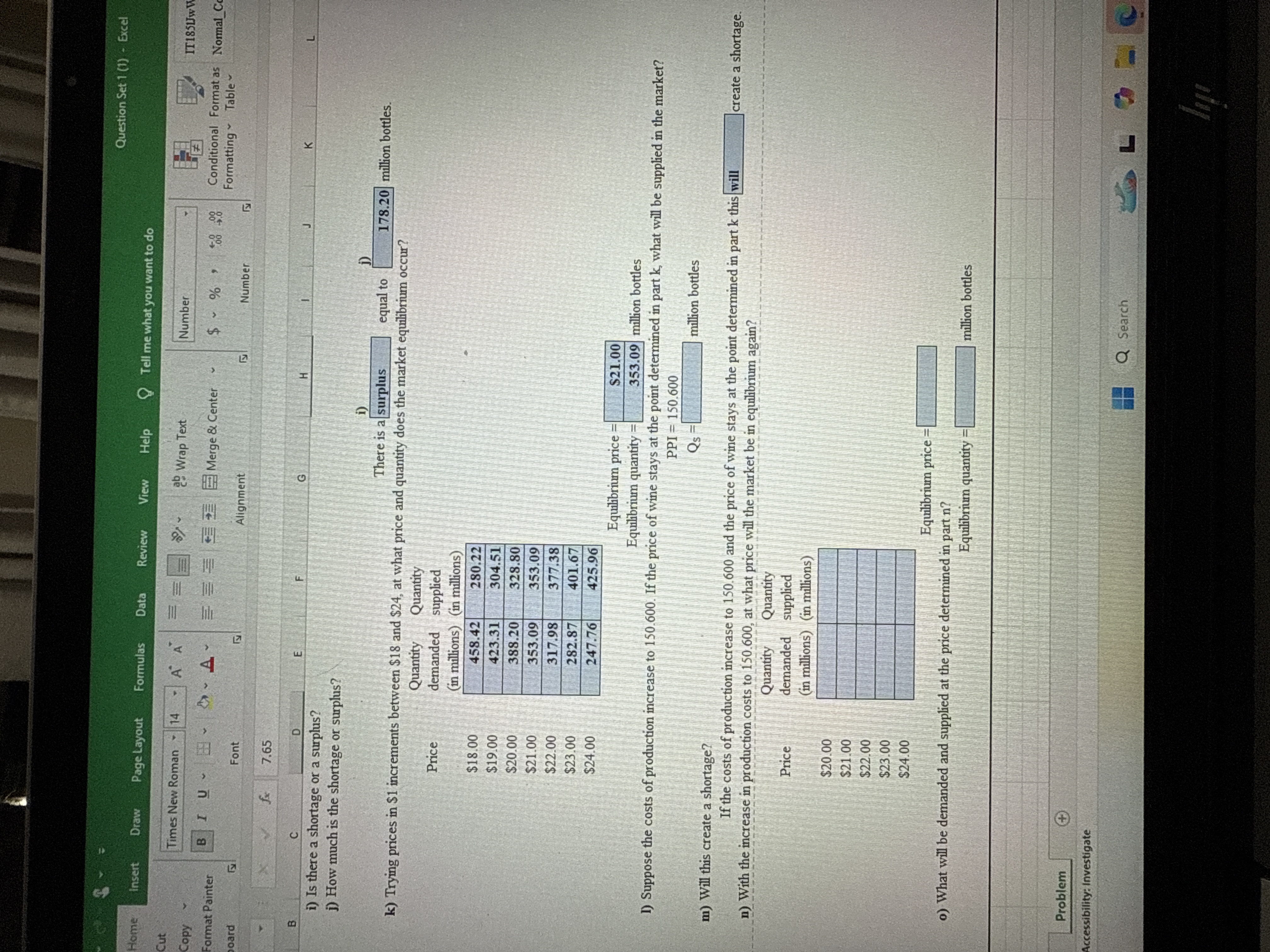 What's the formula to solve the quantity demanded