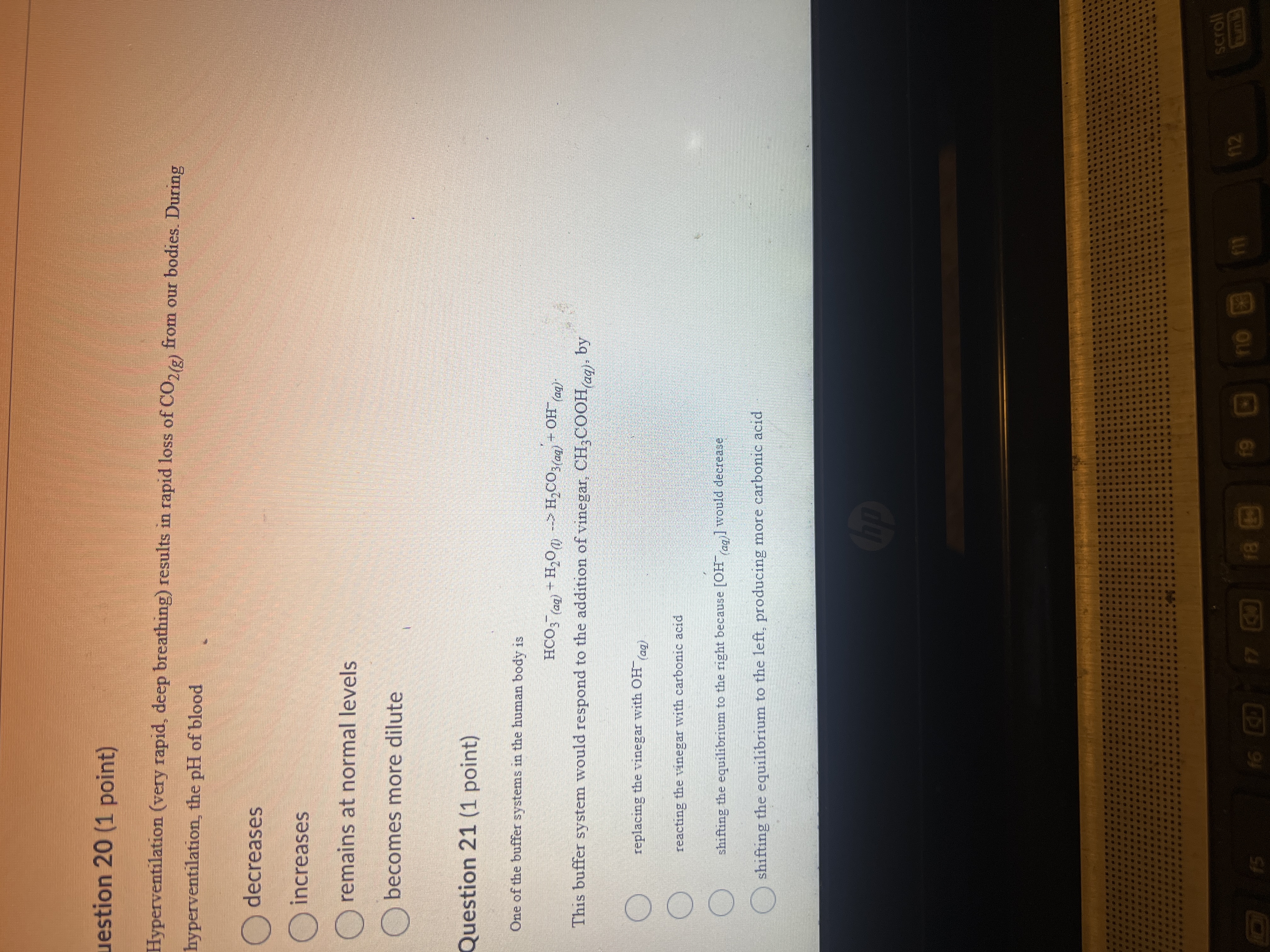 please answer Jestion 20 (1 point)