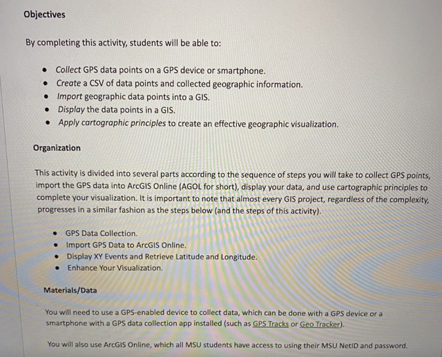 Option A: Exploring GPS Data Collection and