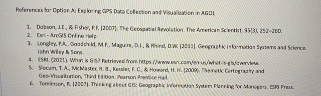 Option A: Exploring GPS Data Collection and