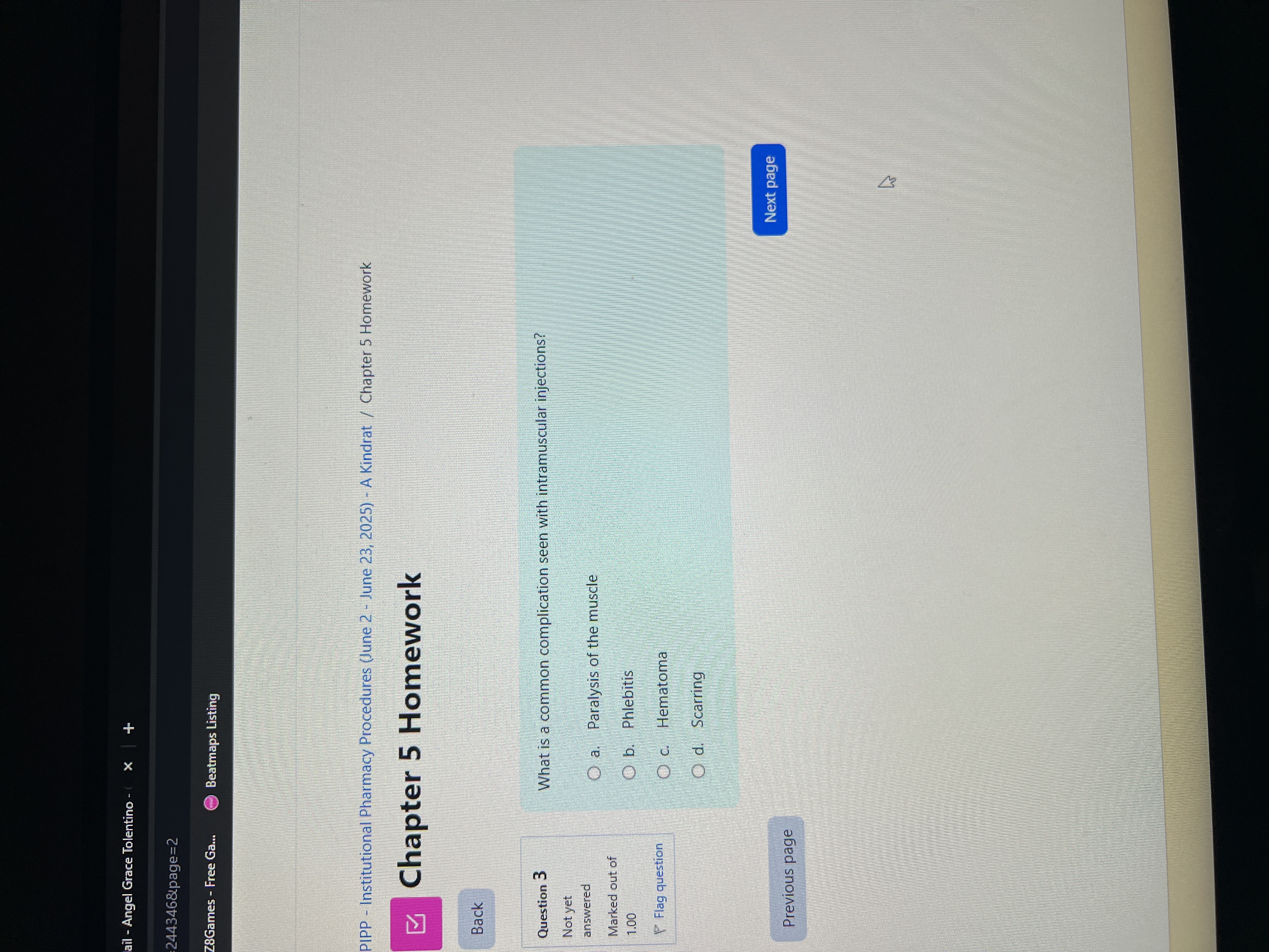 Answer ail - Angel Grace Tolentino - ( X