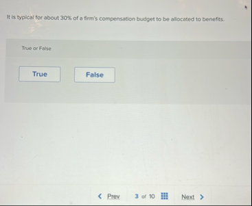 It is typical for about 3 0 % of a firm's