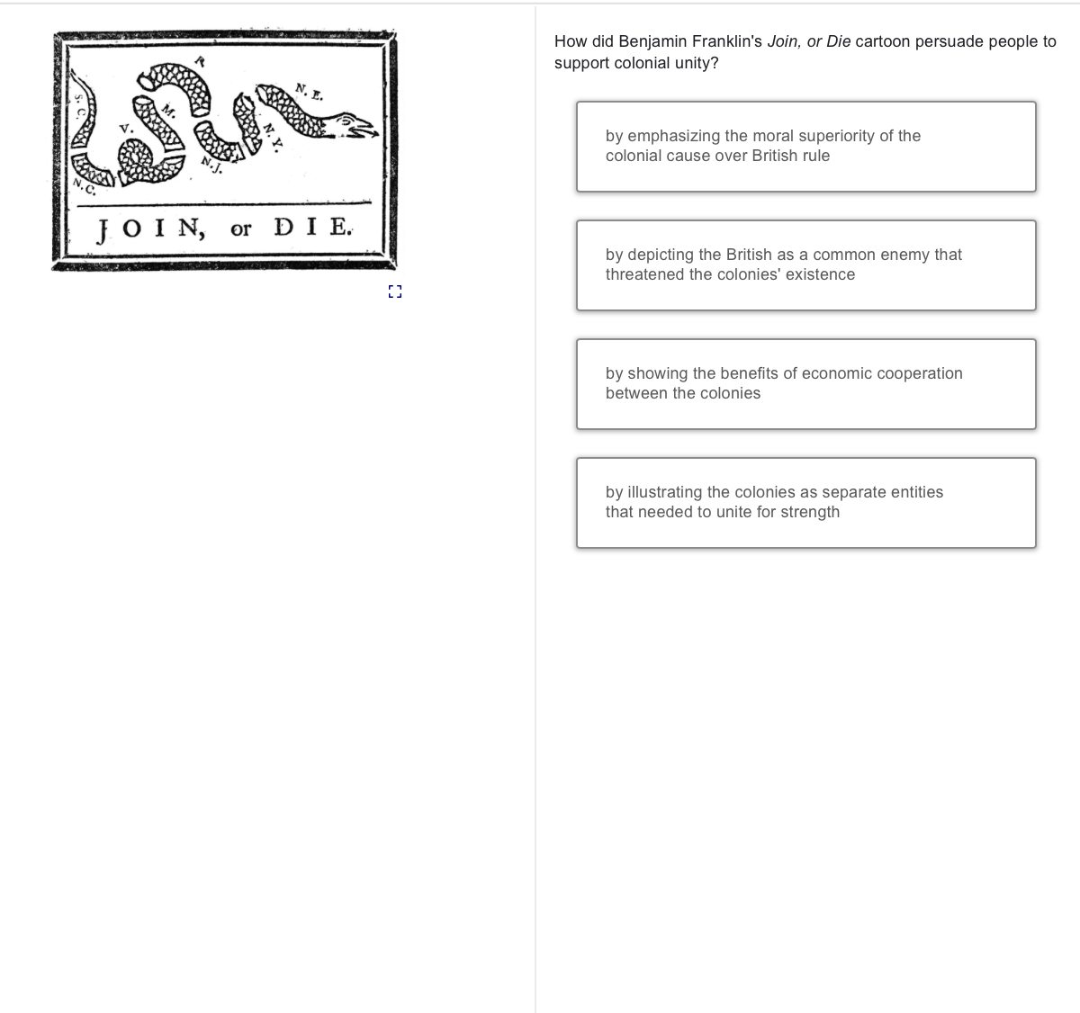 answer How did Benjamin Franklin's Join, or