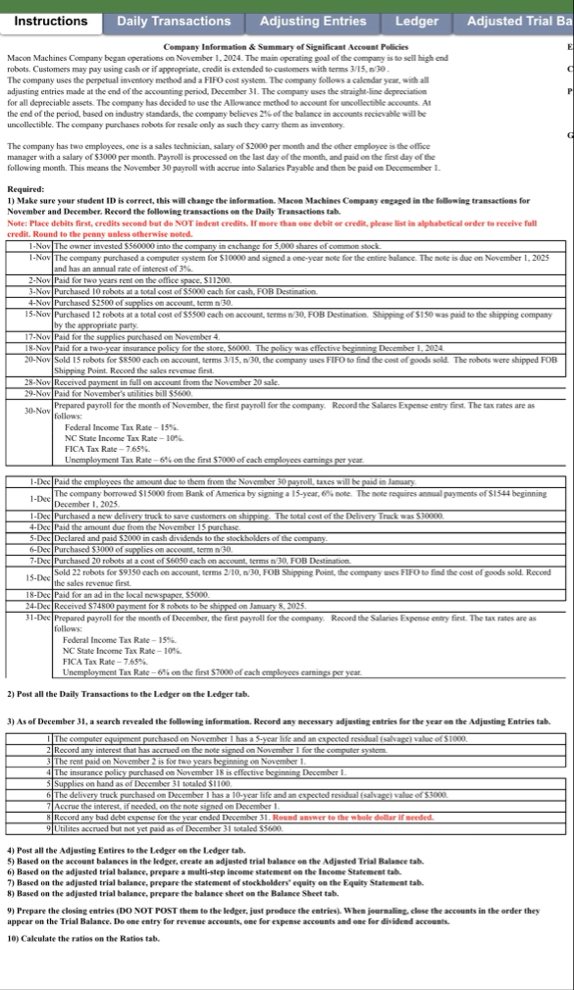 8 : 4 5 1 0 0 ACCT 2 5 1 Practice Set Revised