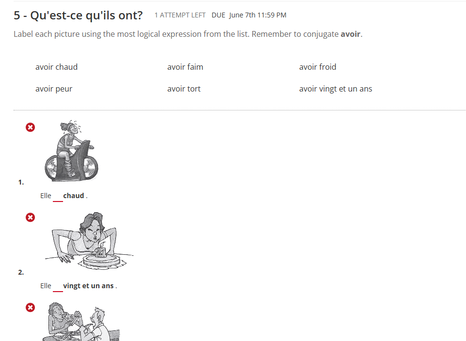 3 - Phrases 3 ATTEMPTS LEFT DUE June 7th 11:59 PM