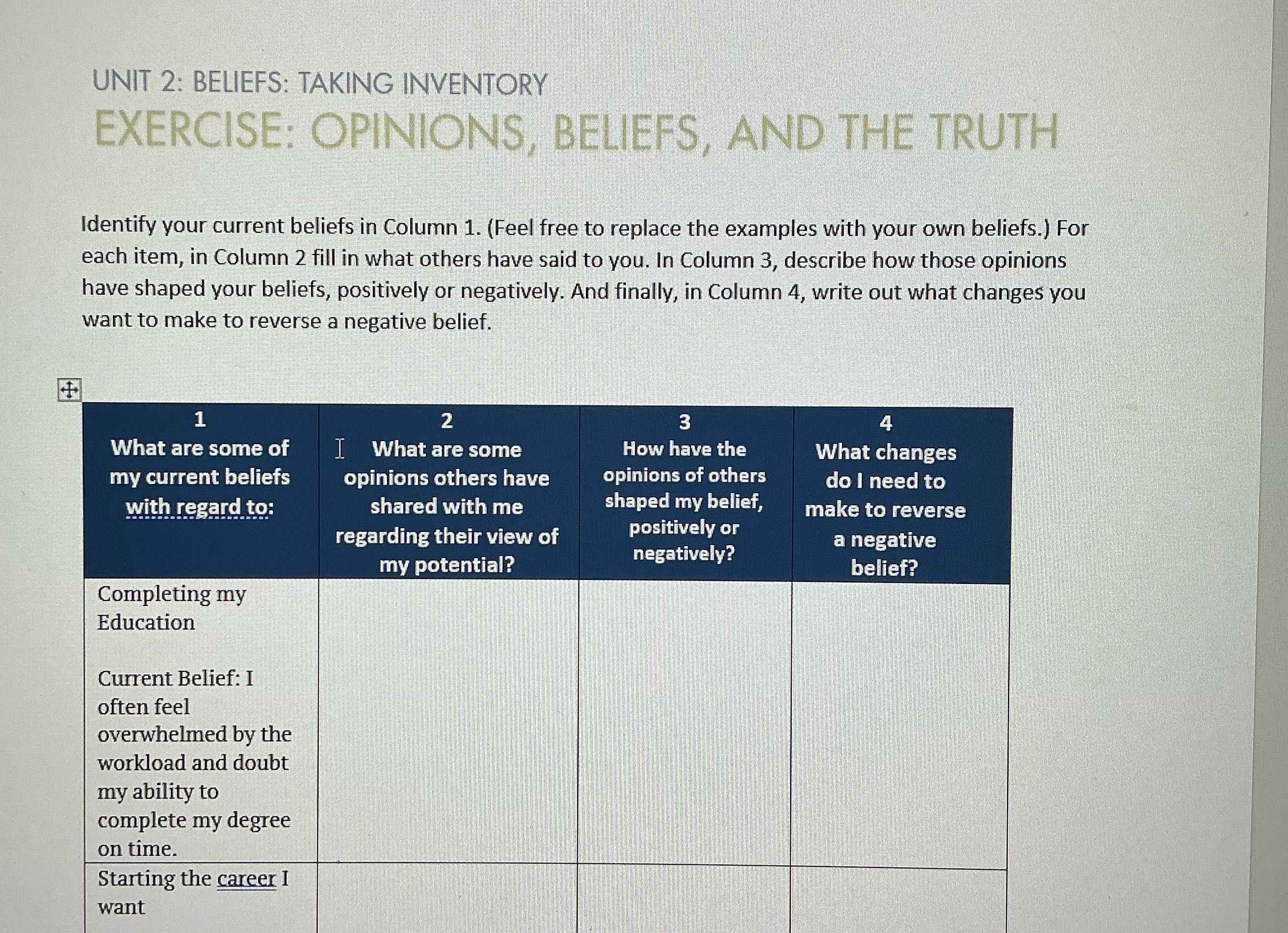 Give me more example to get 10points UNIT 2: