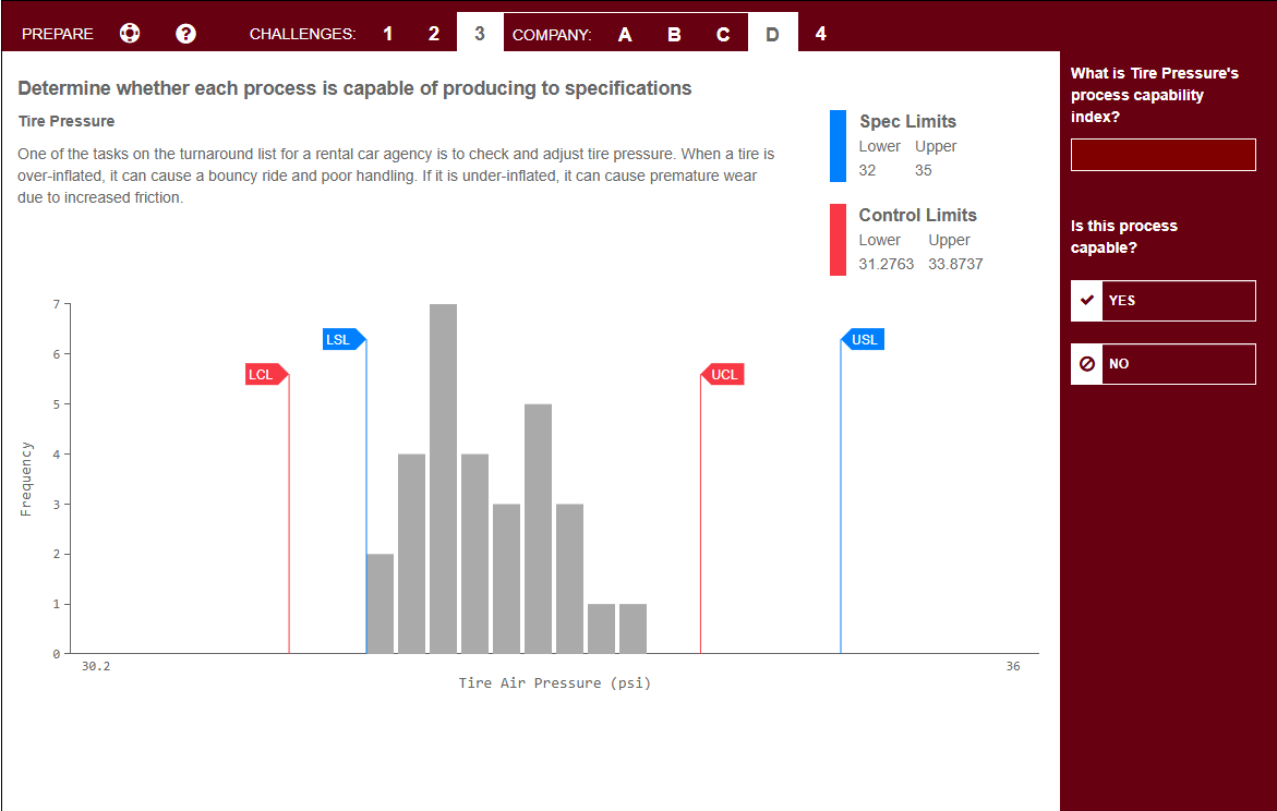Answer PREPARE ? CHALLENGES: 1 2 3 COMPANY: A B C