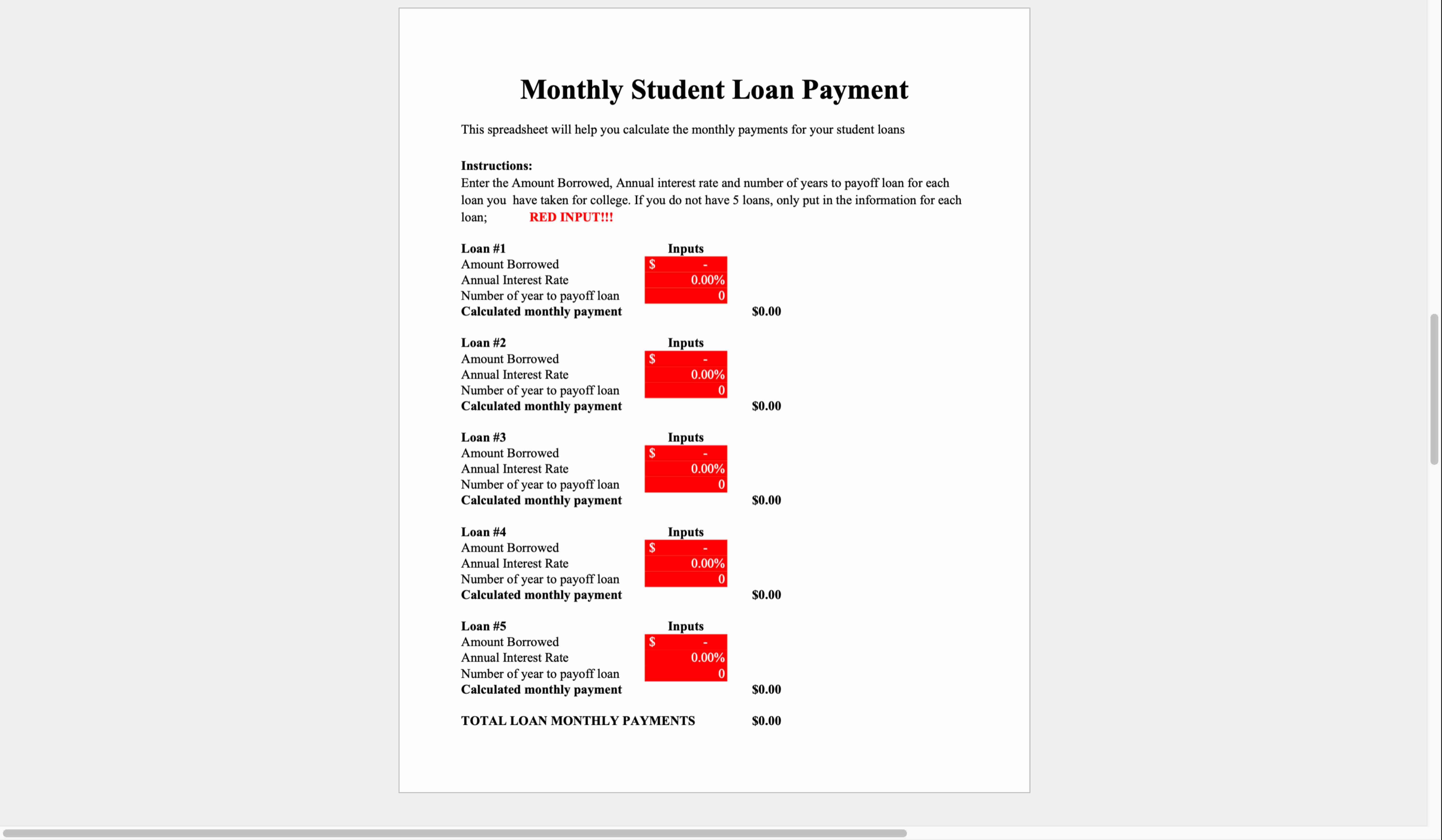 This is an exercise for you to evaluate your