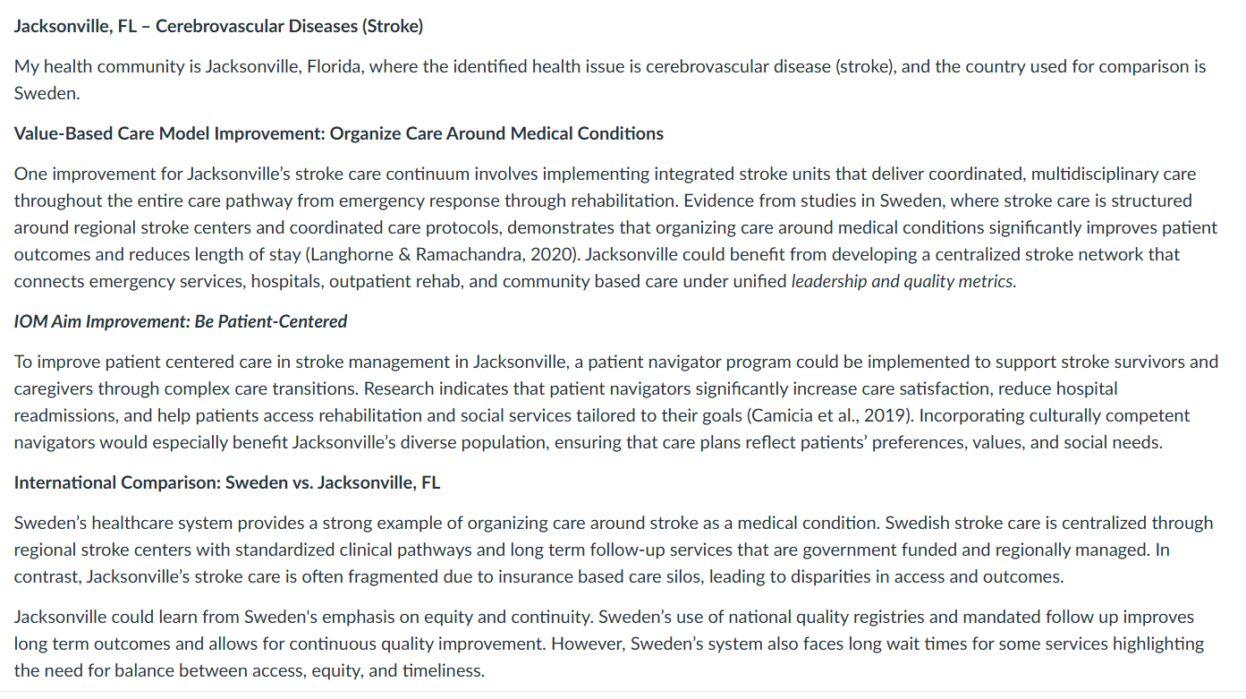 In paragraph form, evaluate the following post