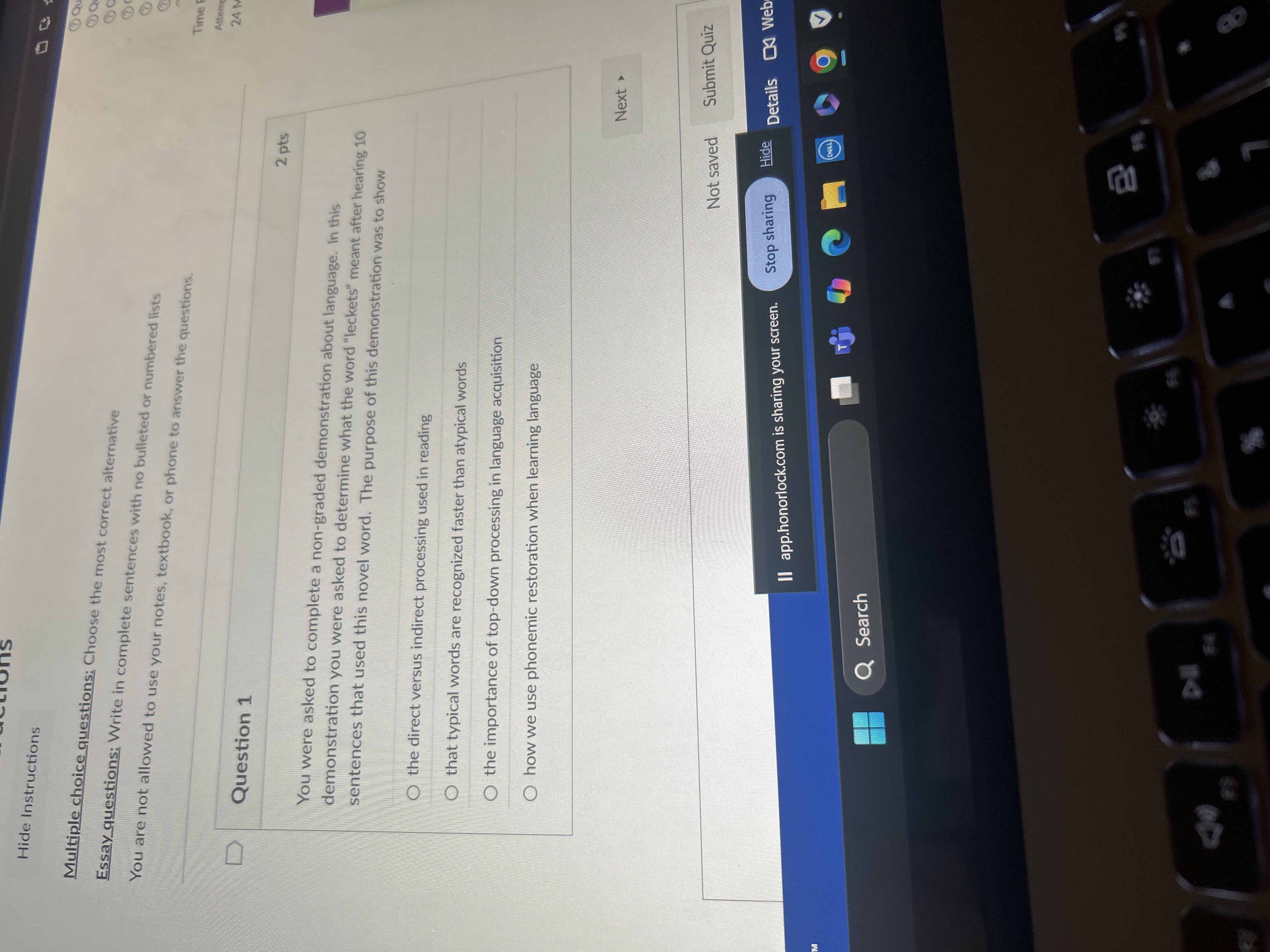 Answer Hide Instructions Multiple choice