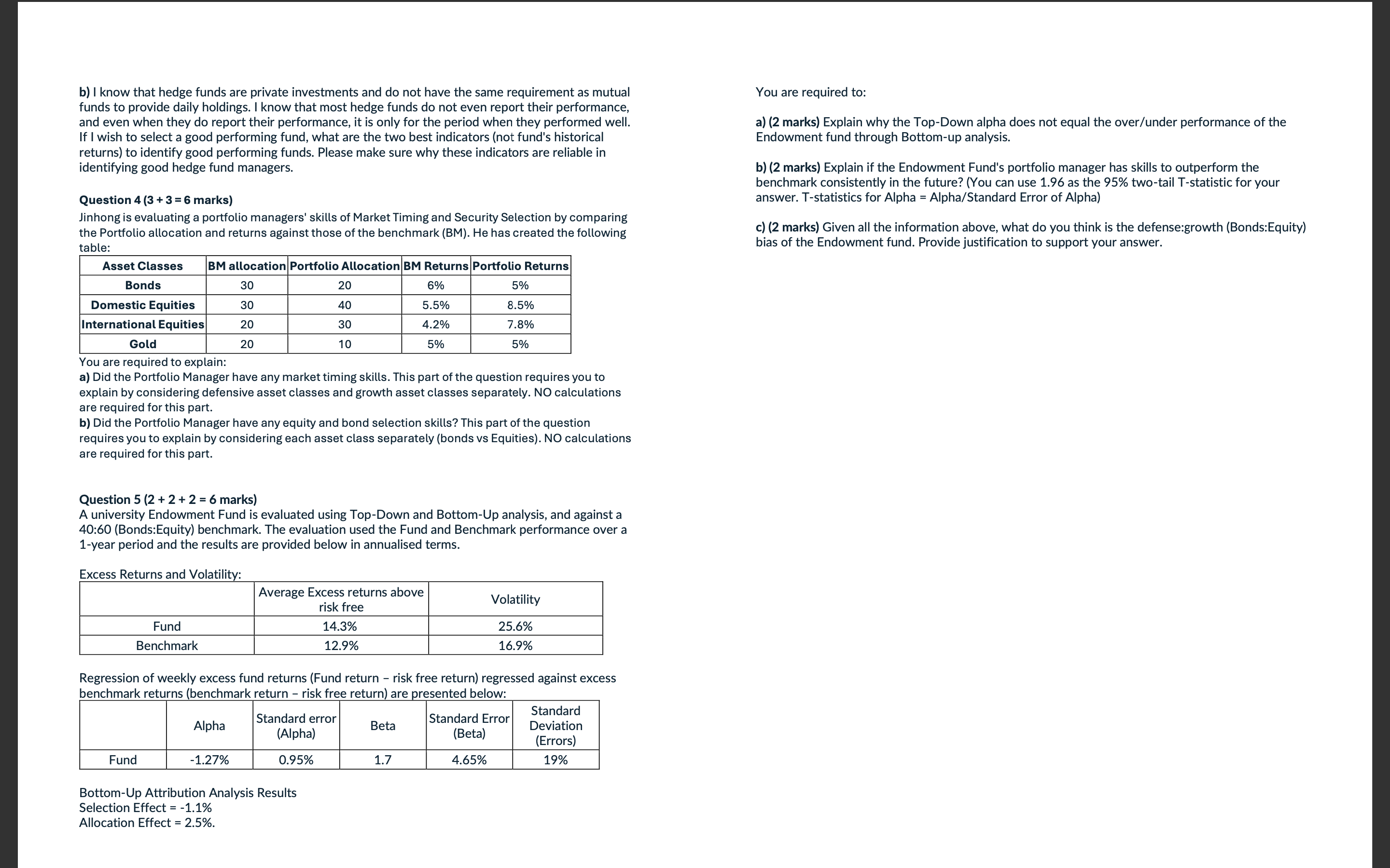 Question 1 (3 +3 = 6 marks) A Strategic Asset