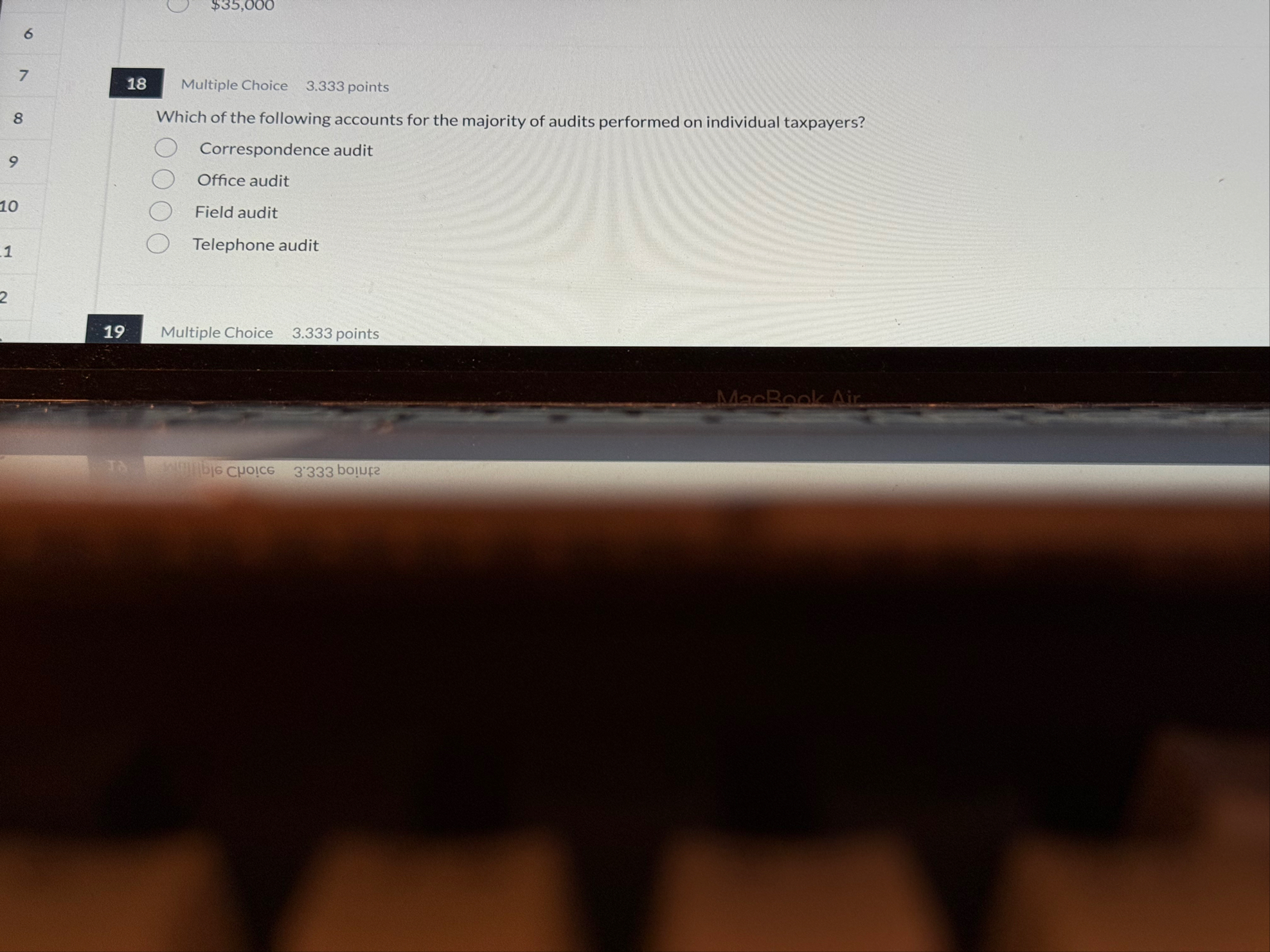 6 7 Multiple Choice 3 . 3 3 3 points 8 Which of