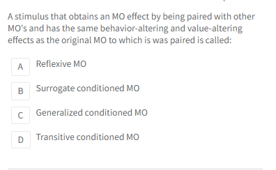 see Astimulus that obtains an MO effect by being