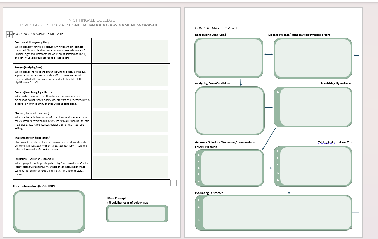 To begin, select the concept that you will use