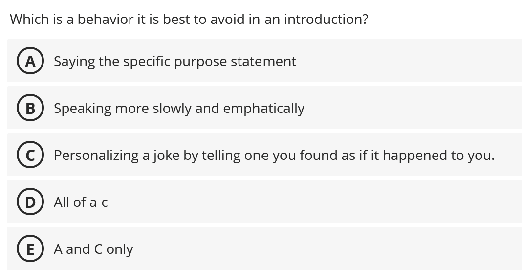 help Which is a behavior it is best to avoid in