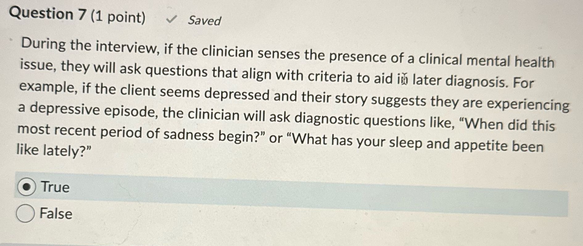 Question 7 td point) S Ssyeq ' During the