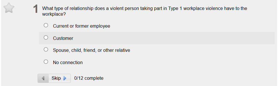 answer What type of relationship does a violent