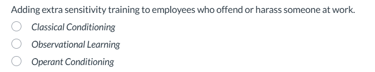 answer Adding extra sensitivity training to