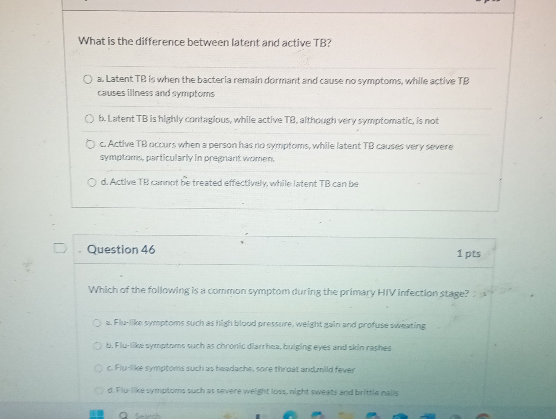 What is the difference between latent and active