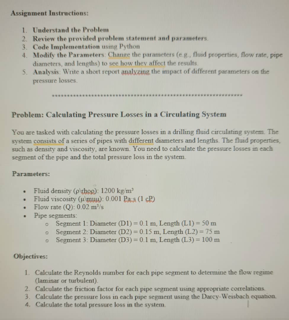 Assignment Instructions: 1 . Understand the