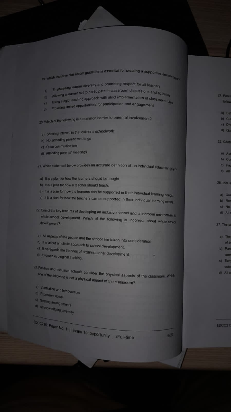 12. According to the ecological systems theory. a