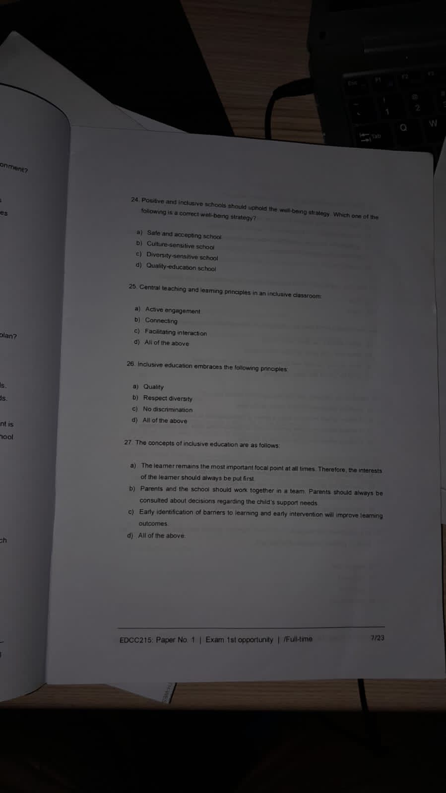 12. According to the ecological systems theory. a