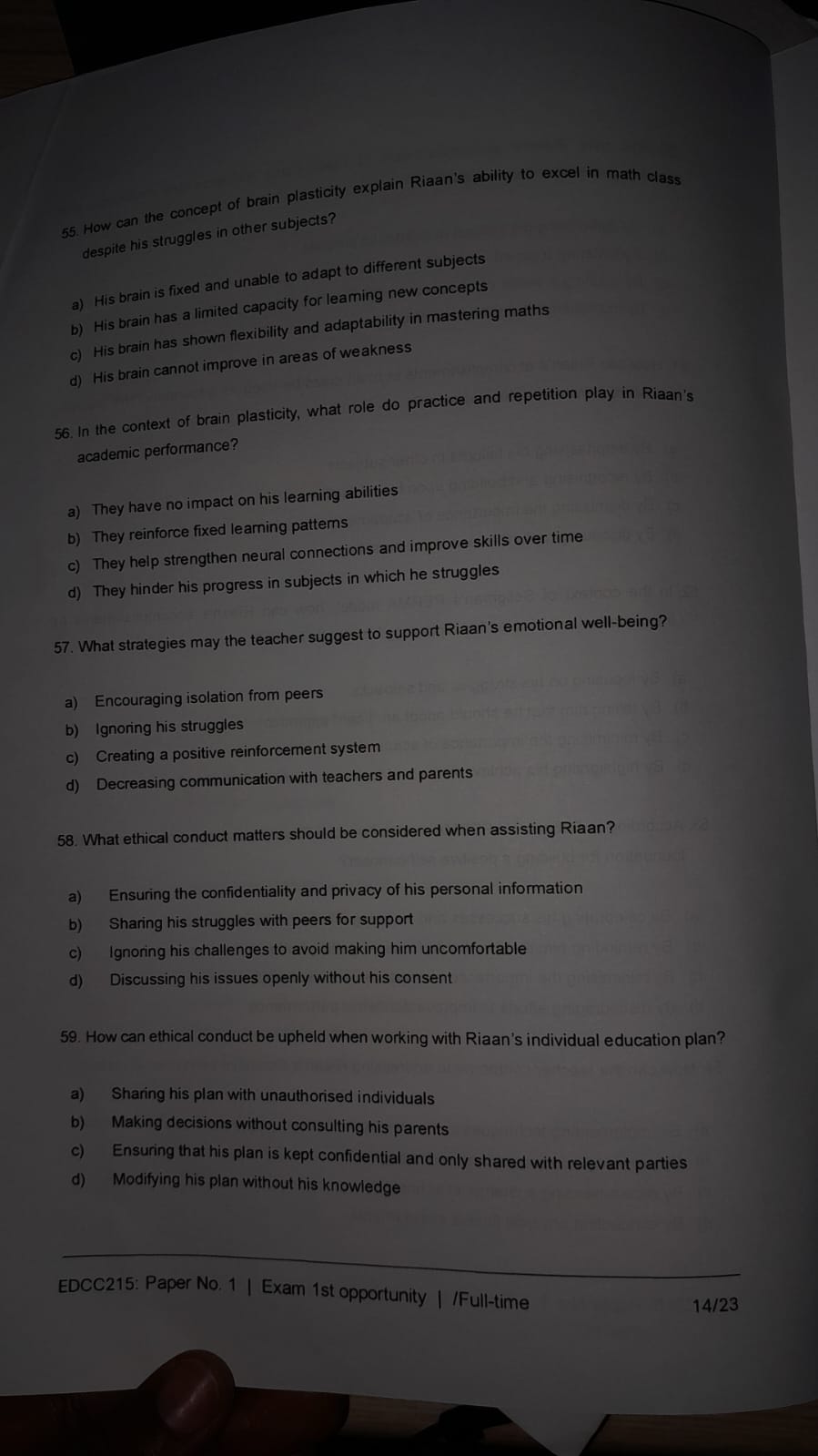 12. According to the ecological systems theory. a