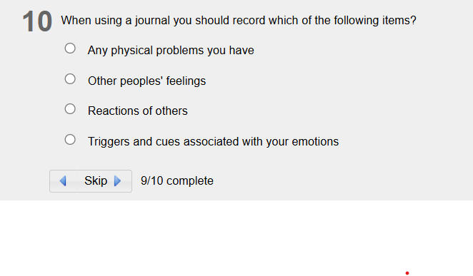 answer 1 0 When using a journal you should record
