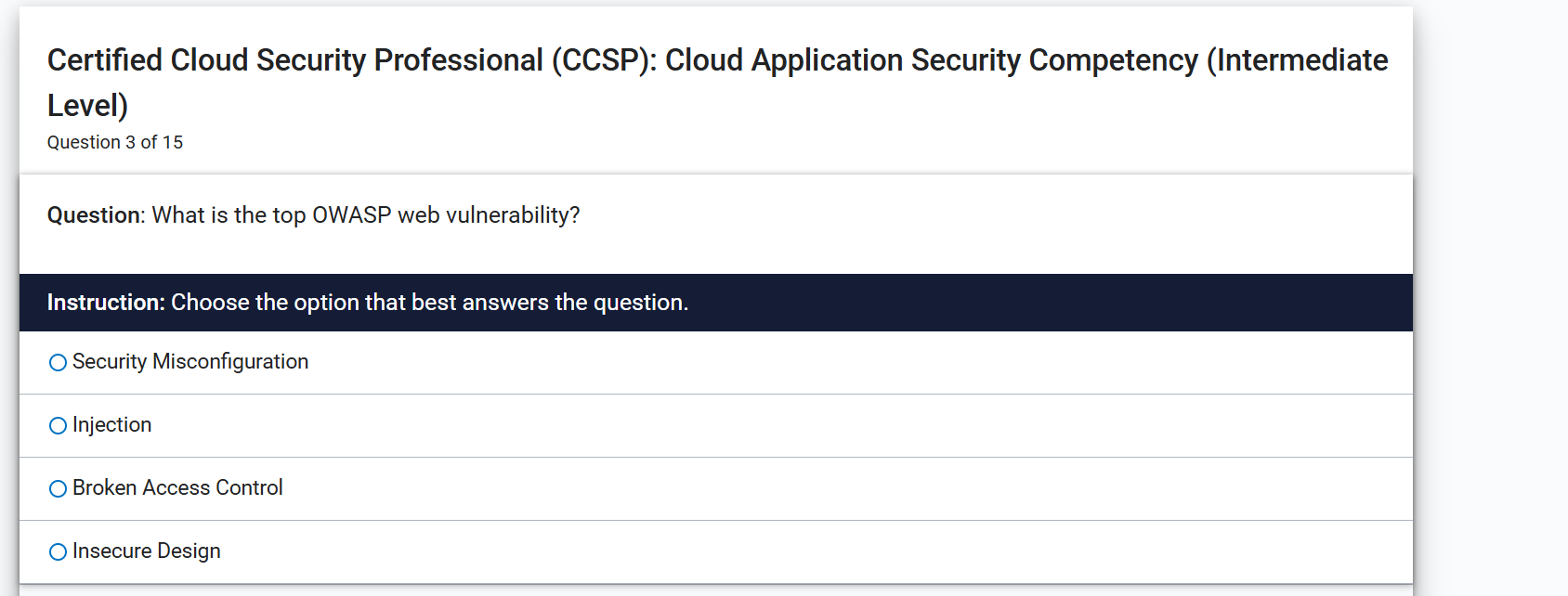 cloud security question Certified Cloud Security