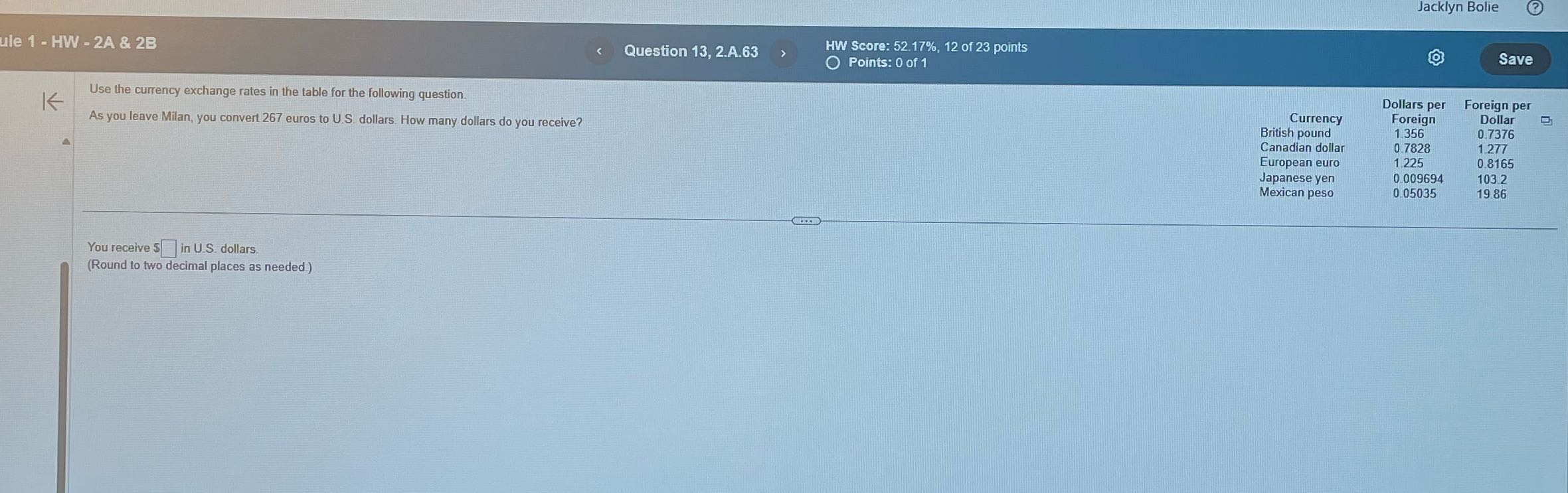 Jacklyn Bolie ule 1 - HW - 2A & 2B < Question 13,