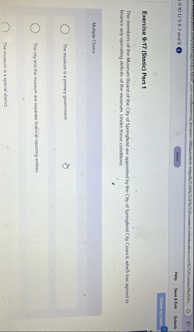 9 1 0 1 2 5 6 7 and 8 ( i ) Help Save 8 Exit
