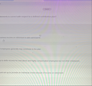 Aements is correct with respect to a defined