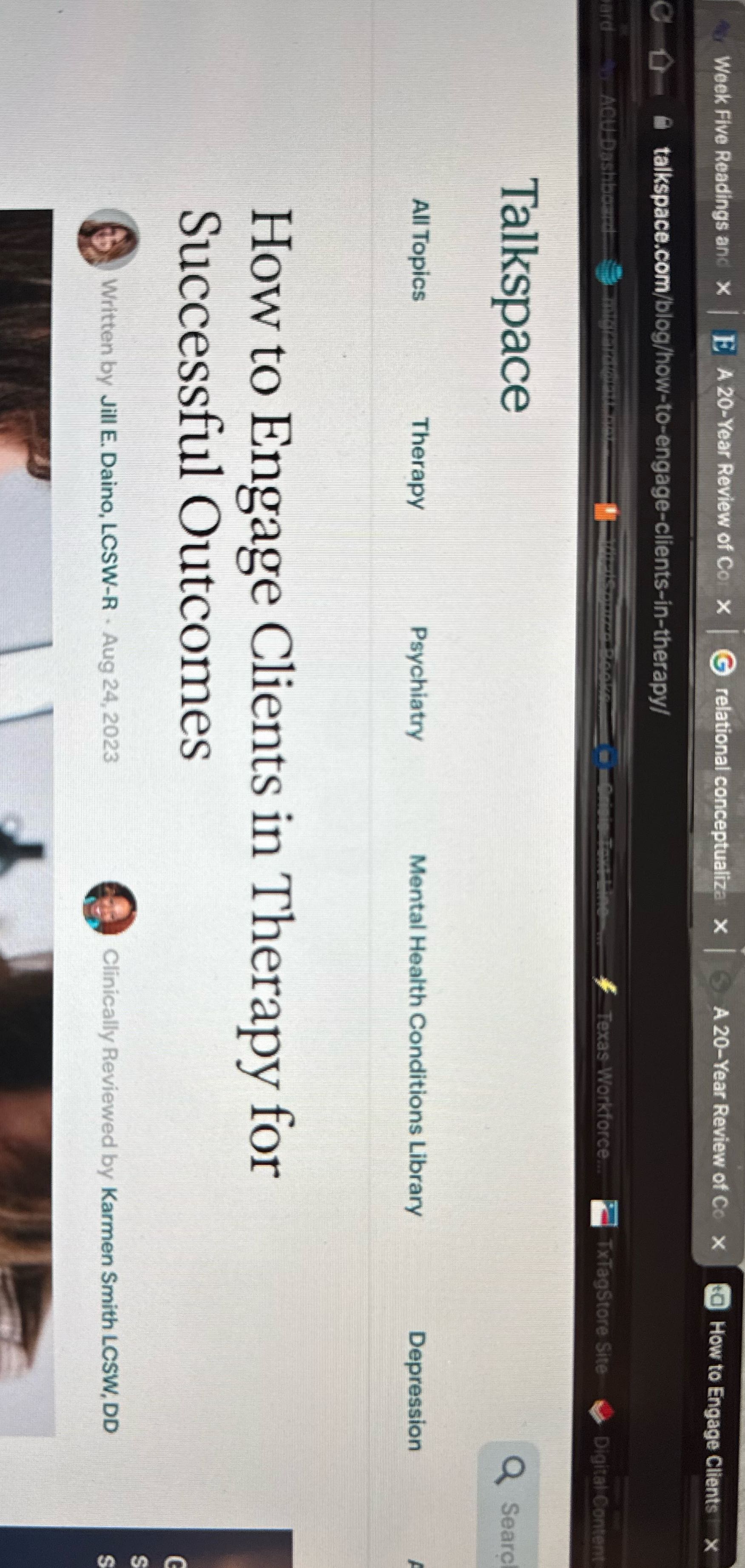 Cite and reference Week Five Readings and x E A