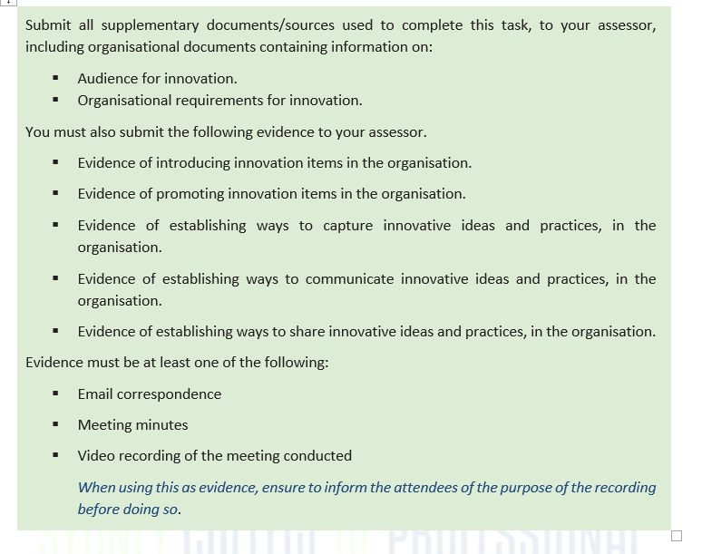 I need the task solution Submit all supplementary