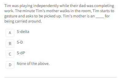 see Tim was playing independently while their dad