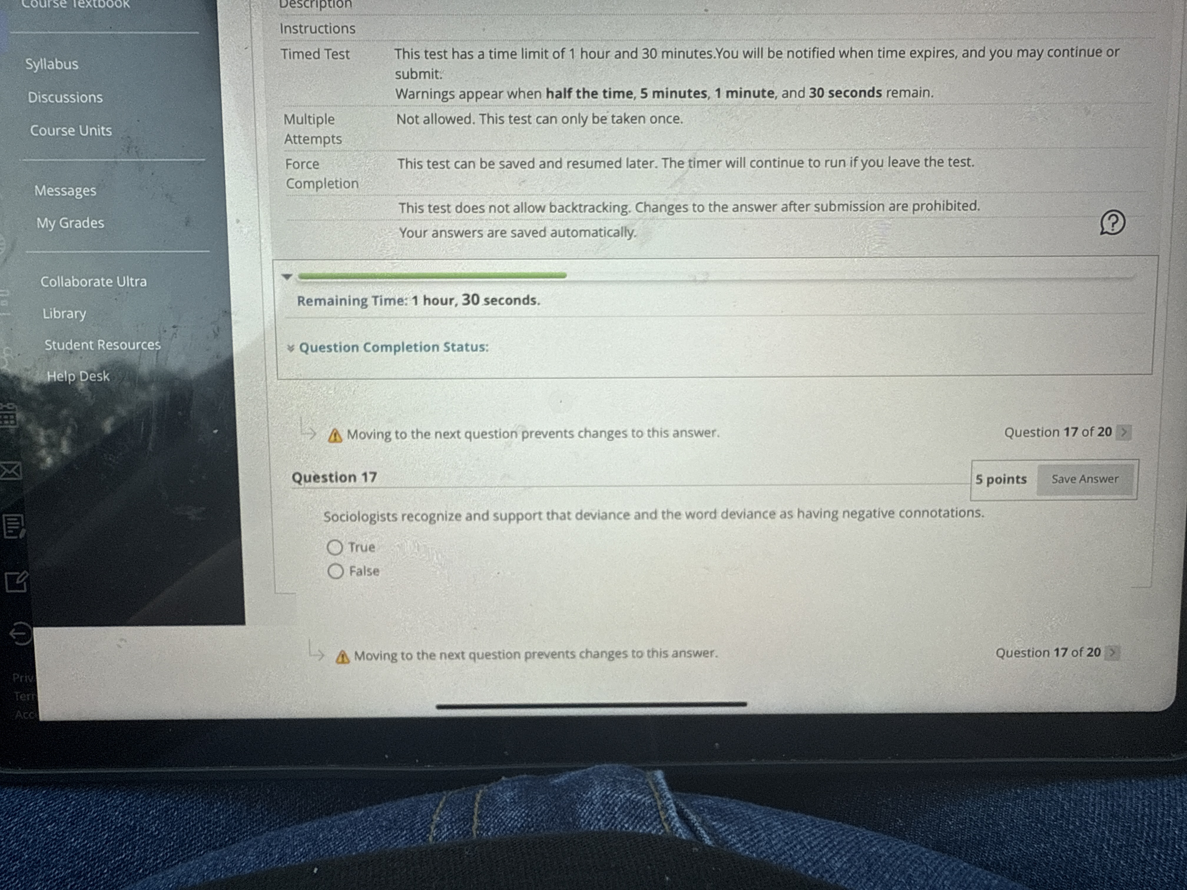 T Instructions Syllabus Timed Test This test has