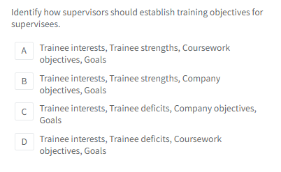 see Identify how supervisors should establish