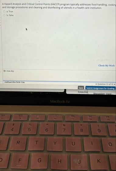 A Hazard Analysis and Critical Control Points (