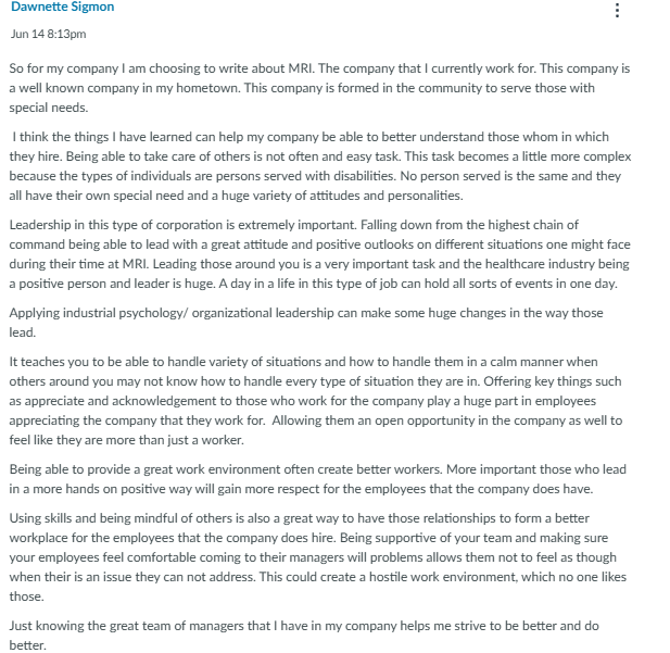 Please reply to this discussion post and identify