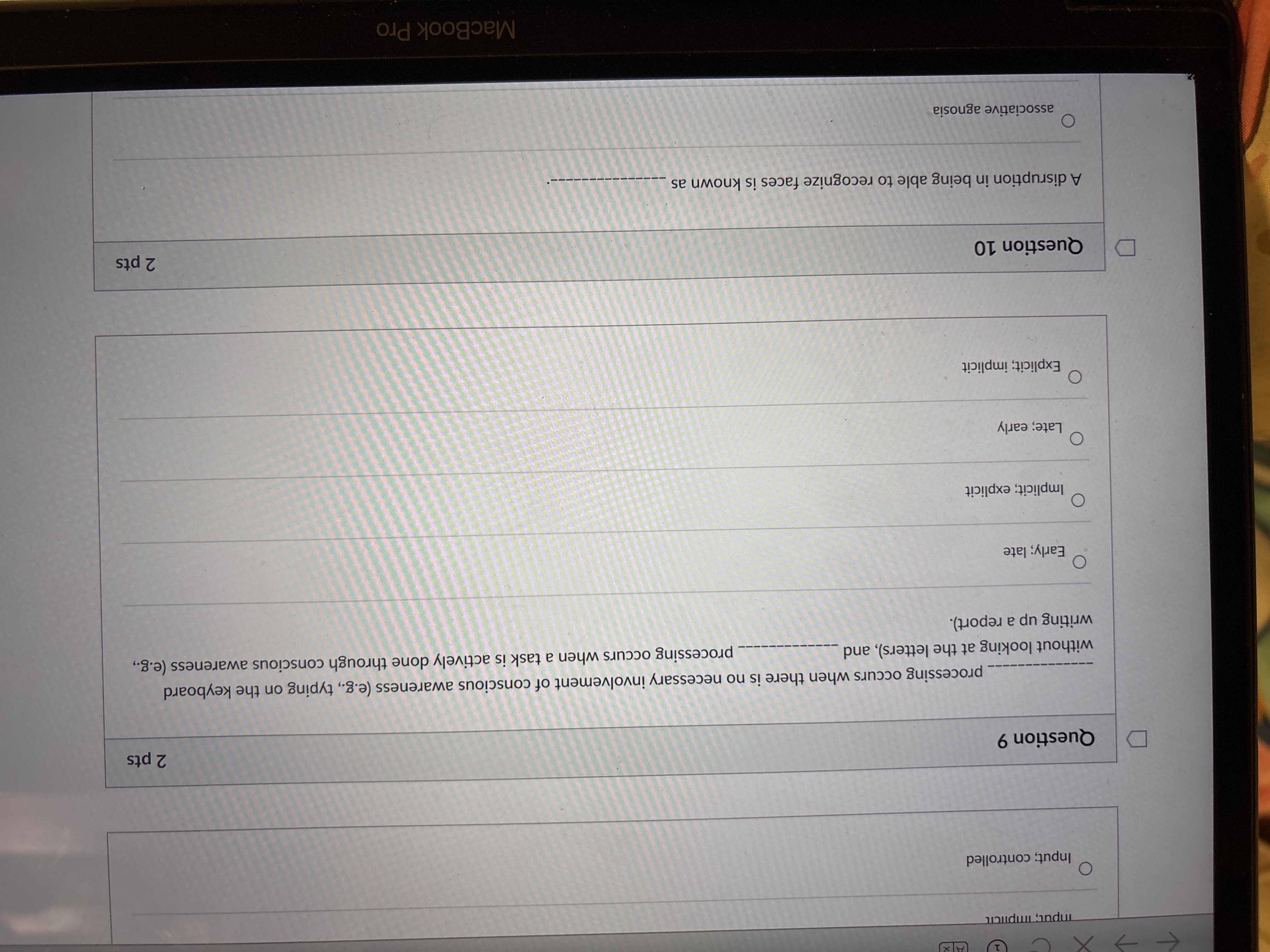 answer X mput, ImpICI Input; controlled D