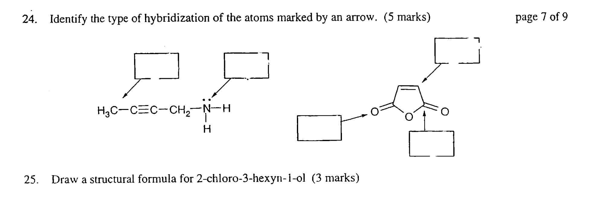 21. Using structural formulas, explain the