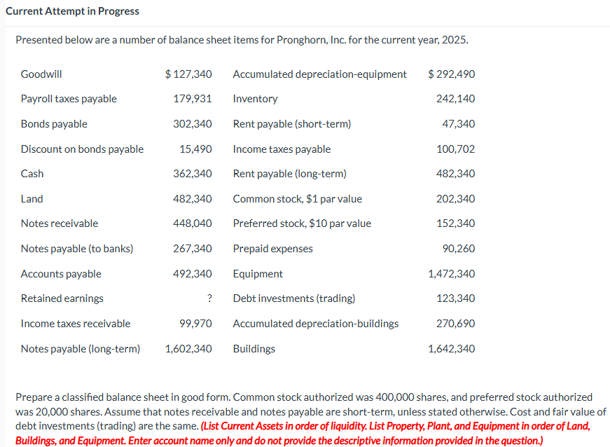 Current Attempt in Progress Presented below are a
